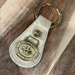 Brahmin Leather Keychain